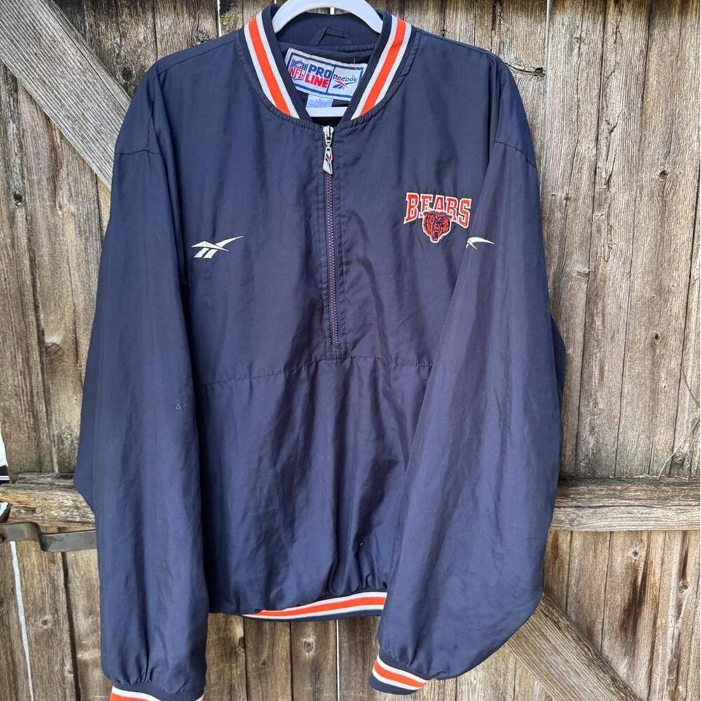 Nfl Men's Navy and Blue Jacket